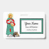 St. Luke, Beloved Physician (RLS 08; MedVers.) Badge (Achterkant)