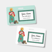 St. Luke, Beloved Physician (RLS 08; MedVers.) Badge (Voor- en achterkant)