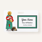 St. Luke, Beloved Physician (RLS 08; MedVers.) Badge (Achterkant)