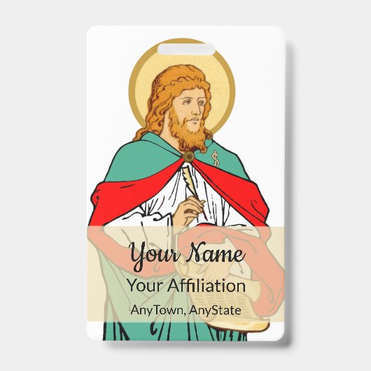 St. Luke, Beloved Physician (RLS 08; MedVers.) Badge (Voorzijde)