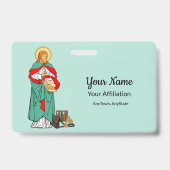 St. Luke, Beloved Physician (RLS 08; MedVers.) Badge (Achterkant)