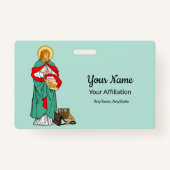 St. Luke, Beloved Physician (RLS 08; MedVers.) Badge (Achterkant)