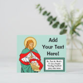 St. Luke, Beloved Physician (RLS 08; MedVers.) Briefkaart (Staand voorkant)