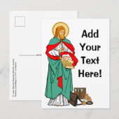 St. Luke, Beloved Physician (RLS 08; MedVers.) Briefkaart (Voorkant / Achterkant)