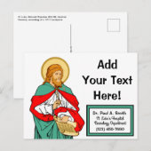 St. Luke, Beloved Physician (RLS 08; MedVers.) Briefkaart (Voorkant / Achterkant)