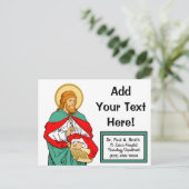 St. Luke, Beloved Physician (RLS 08; MedVers.) Briefkaart (Staand voorkant)