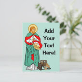 St. Luke, Beloved Physician (RLS 08; MedVers.) Briefkaart (Staand voorkant)