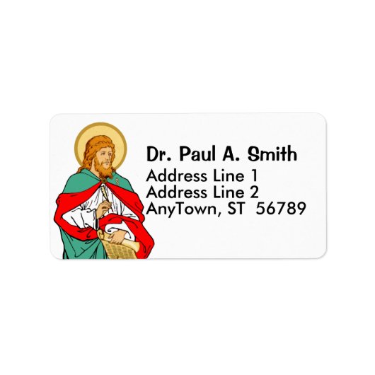 St. Luke, Beloved Physician (RLS 08; MedVers.) Etiket (Voorkant)