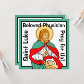 St. Luke, Beloved Physician (RLS 08; MedVers.) Kaart (Voorkant / Achterkant in situ)