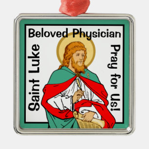 St. Luke, Beloved Physician (RLS 08; MedVers.) Metalen Ornament
