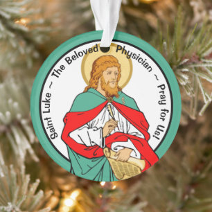 St. Luke, Beloved Physician (RLS 08; MedVers.) Ornament