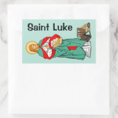 St. Luke, Beloved Physician (RLS 08; MedVers.) Rechthoekige Sticker (Tas)