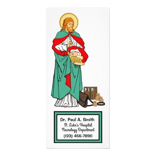 St. Luke, Beloved Physician (RLS 08; MedVers.) Reclamekaart (Voorkant)