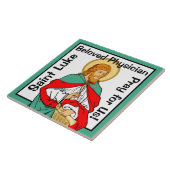 St. Luke, Beloved Physician (RLS 08; MedVers.) Tegeltje (Zijkant)