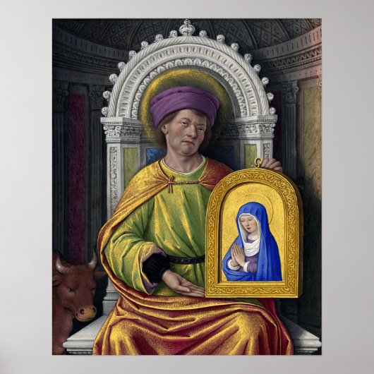 St Luke de Apostle Katholieke Saint Poster (Voorkant)