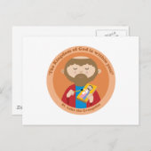 St. Luke de Evangelist Briefkaart (Voorkant / Achterkant)