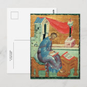 St. Luke de Evangelist door Andrei Rublev Briefkaart (Voorkant / Achterkant)