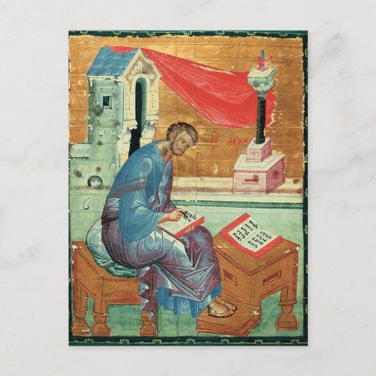 St. Luke de Evangelist door Andrei Rublev Briefkaart (Voorkant)