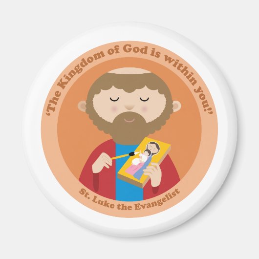 St. Luke de Evangelist Magneet (Voorkant)