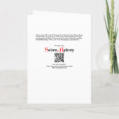 St. Luke de Evangelist (RLS 08) Blanco groet Kaart (Achterkant)