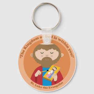St. Luke de Evangelist Sleutelhanger