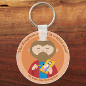 St. Luke de Evangelist Sleutelhanger (Voorkant)