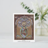 St. Luke door de meester van de Gospels van Otto I Briefkaart (Staand voorkant)