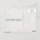 St. Luke door de meester van de Gospels van Otto I Briefkaart (Achterkant)