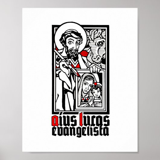 St. Luke, Evangelist 8 x 10 inch afdrukken Poster (Voorkant)