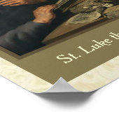 St. Luke, katholieke Patron Sint van Artsen Poster (Hoek)