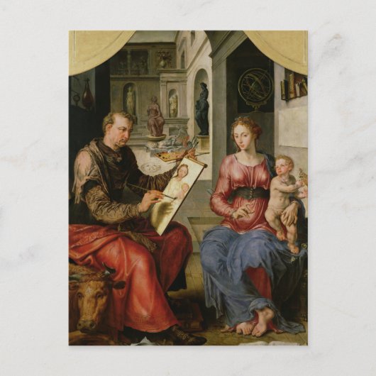 St. Luke Painting the Virgin, c.1545 Briefkaart (Voorkant)