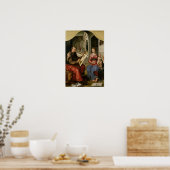 St. Luke Painting the Virgin, c.1545 Poster (Keuken)