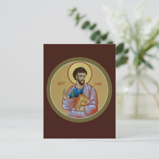 St. Luke Prayer Card Briefkaart (Staand voorkant)