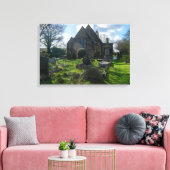 St Luke’s Church and Graveyard, Norland Canvas Afdruk (Insitu (Woonkamer))
