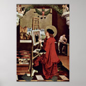 St. Luke schildert de Madonna Altar Wings Poster (Voorkant)