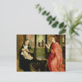 St. Luke Tekent een portret van de Maagd Briefkaart (Staand voorkant)