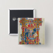 St. Luke Vierkante Button 5,1 Cm (Voorkant /achterkant)