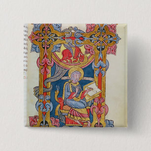 St. Luke Vierkante Button 5,1 Cm