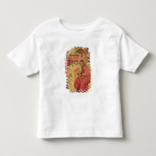 St. Luke, werkzaam op een Man hoofd, c.1400-30 Kinder Shirts