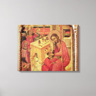 St. Luke, werkzaam op het hoofd van een Man, c.140 Canvas Afdruk
