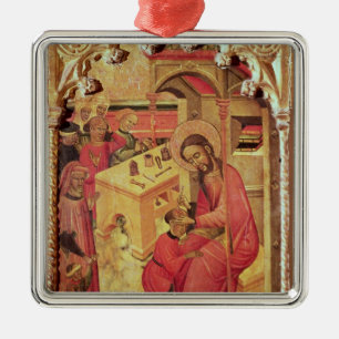 St. Luke, werkzaam op het hoofd van een Man, c.140 Metalen Ornament