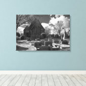 St. Luke's Churchyard, Norland Canvas Afdruk (Insitu (Houten vloer))