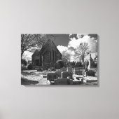 St. Luke's Churchyard, Norland Canvas Afdruk (Voorkant)