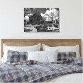 St. Luke's Churchyard, Norland Canvas Afdruk (Insitu (Slaapkamer))