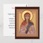 St. Lydia Prayer Kaart (Voorkant / Achterkant)