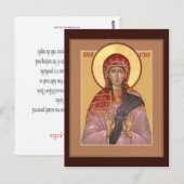 St. Lydia Prayer Kaart (Voorkant / Achterkant)