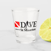 St Maarten DV4 Shot Glas (Voorkant)
