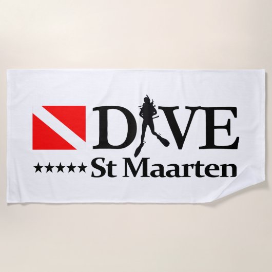 St Maarten DV4 Strandlaken (Voorkant)