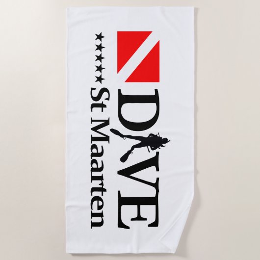 St Maarten DV4 Strandlaken (Voorkant)