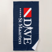 St Maarten DV4 Strandlaken (Voorkant)